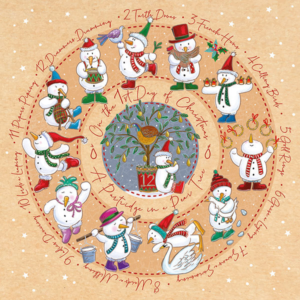 12 Christmas Snowmen 2025